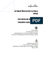 Iqbal Memorial Lecture 2012