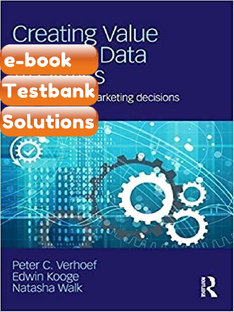 Testbank Creating Value With Big Data Analytics Making Smarter ...