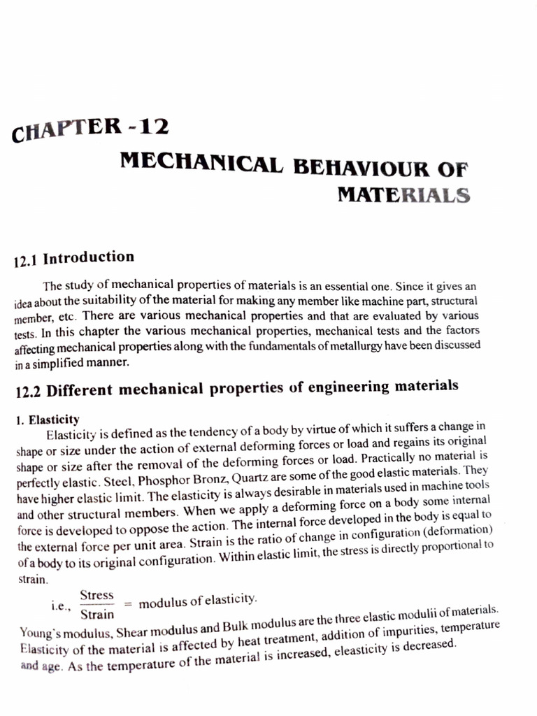 Dr. Ns - Testing of Materials - Unit-3 - Study Materal | PDF ...
