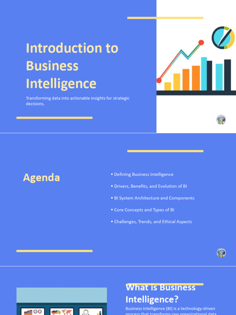 Introduction To Business Intelligence | PDF | Business Intelligence ...