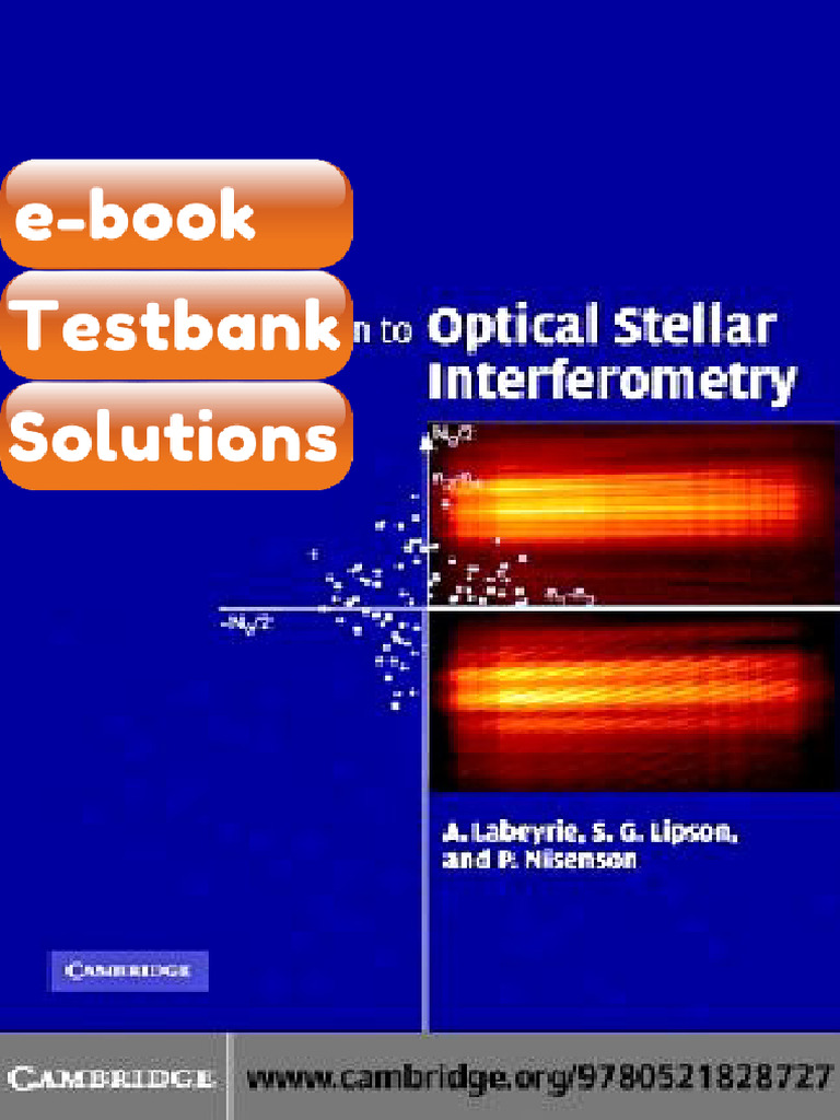 Testbank an Introduction to Optical Stellar Interferometry Fast ...