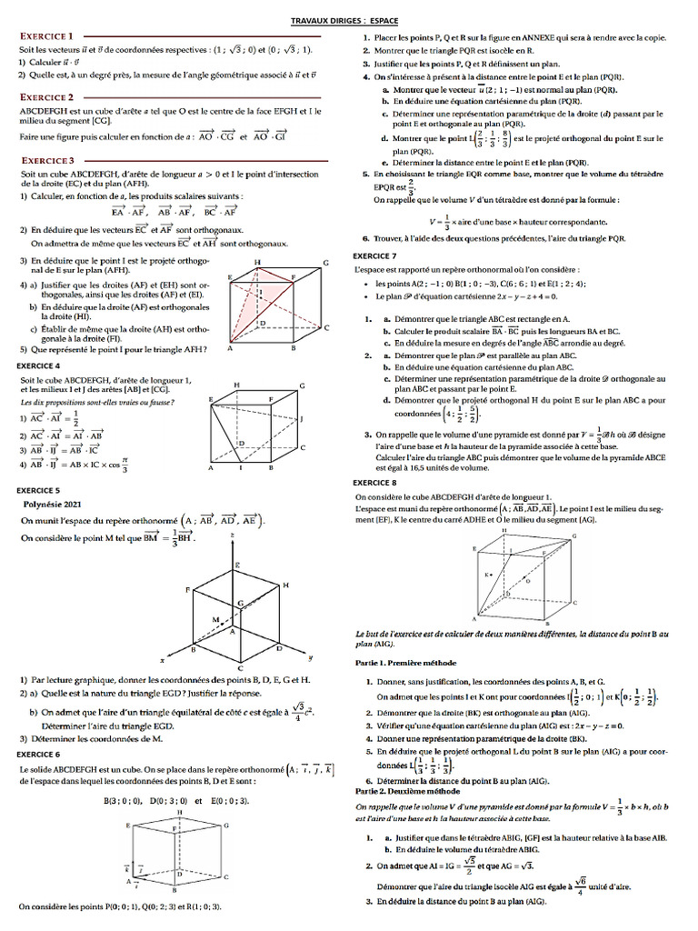 Td Espace Csmd | PDF