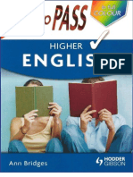 How To Pass Higher English How To Pass Higher Level