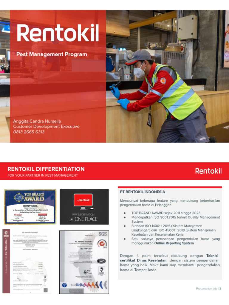 Company Profile Rentokil Quotation 2025 | PDF