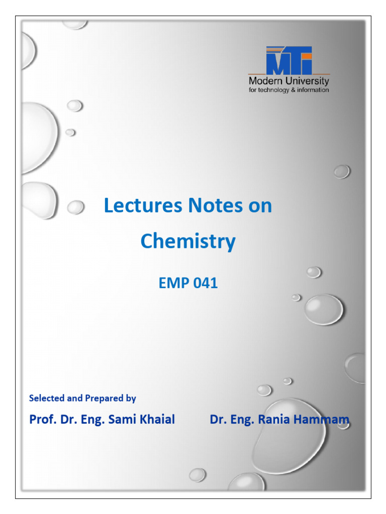 EMP 041 - Chemistry - Part 1 | PDF | Gases | Pressure