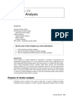 Chapter 23 - Cluster Analysis