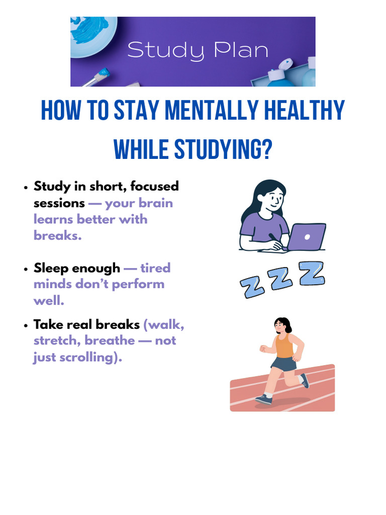 How to Stay Mentally Healthy While Studying | PDF