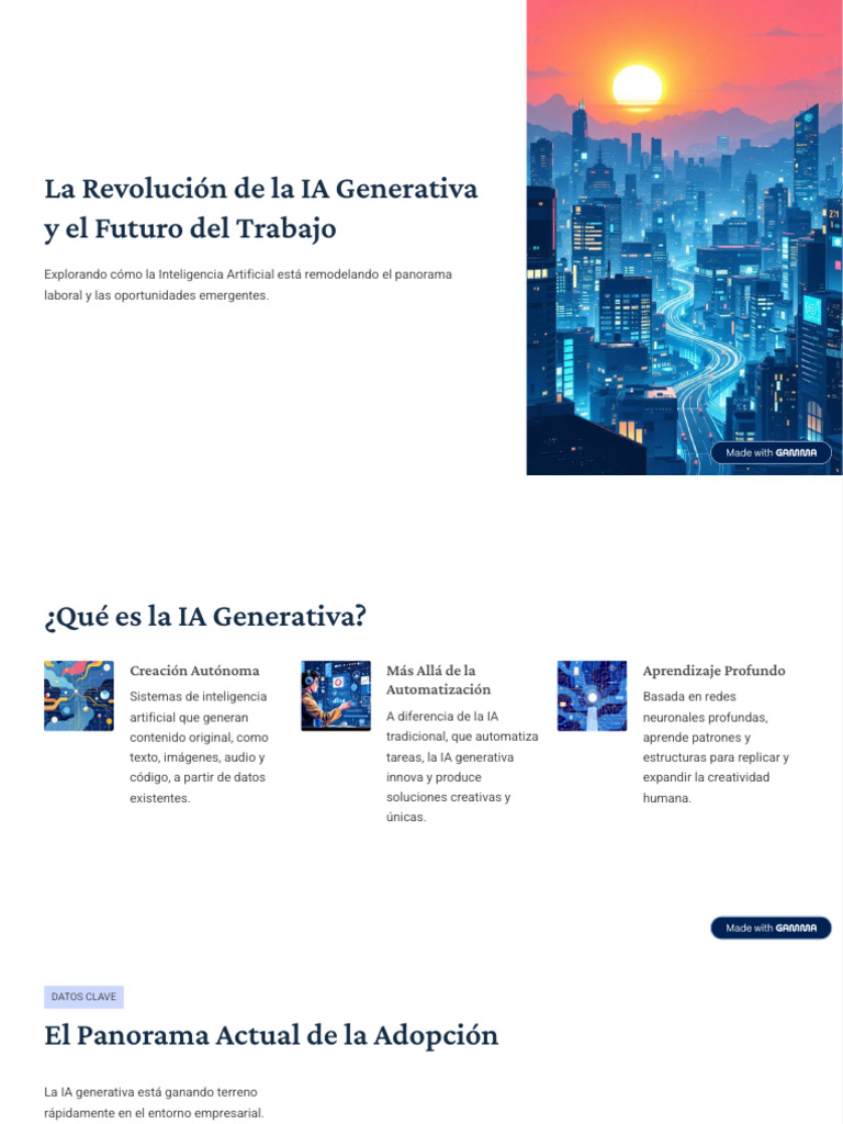 La Revolucion de La IA Generativa y El Futuro Del Trabajo | PDF ...