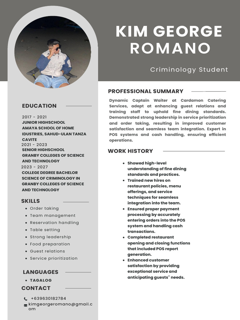 Professional Modern CV Resume 2 | PDF