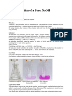 Standardize NaOH with Oxalic Acid Titration