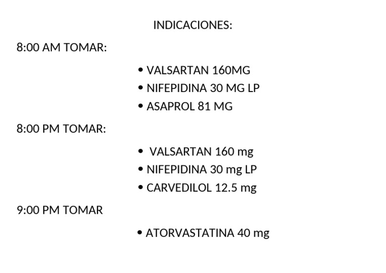 INDICACIONES | PDF