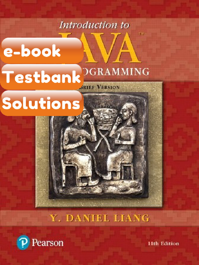 Testbank Introduction to Java Programming Brief Version 11th Edition Y ...