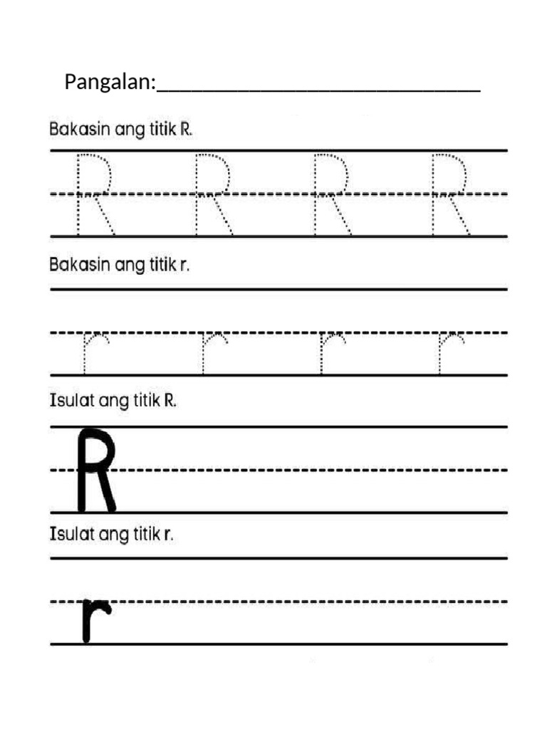 Worksheet RR | PDF