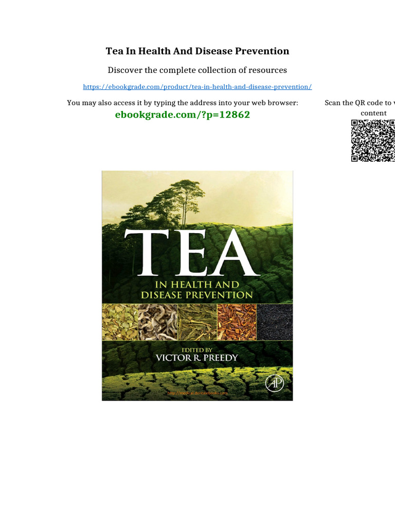Tea in Health and Disease Prevention all chapters available | PDF ...