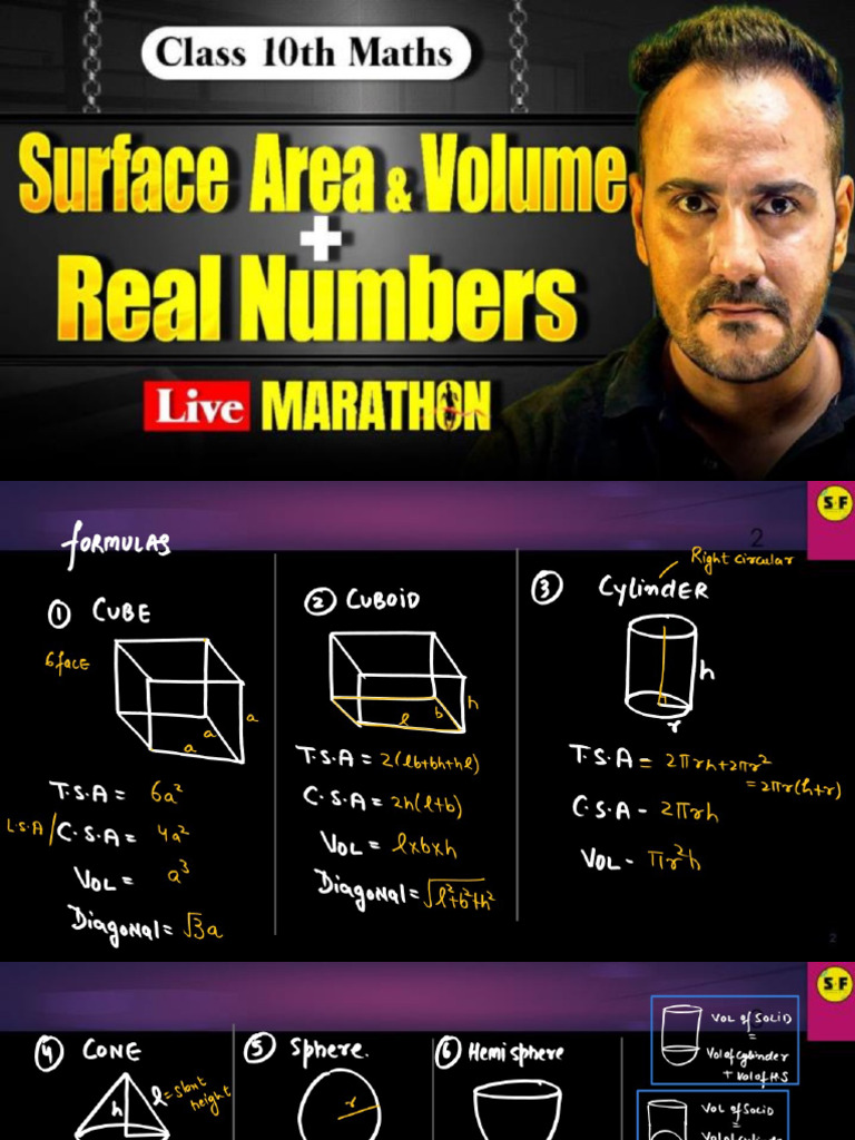 Sav + Real Numbers Marathon 2026 | PDF