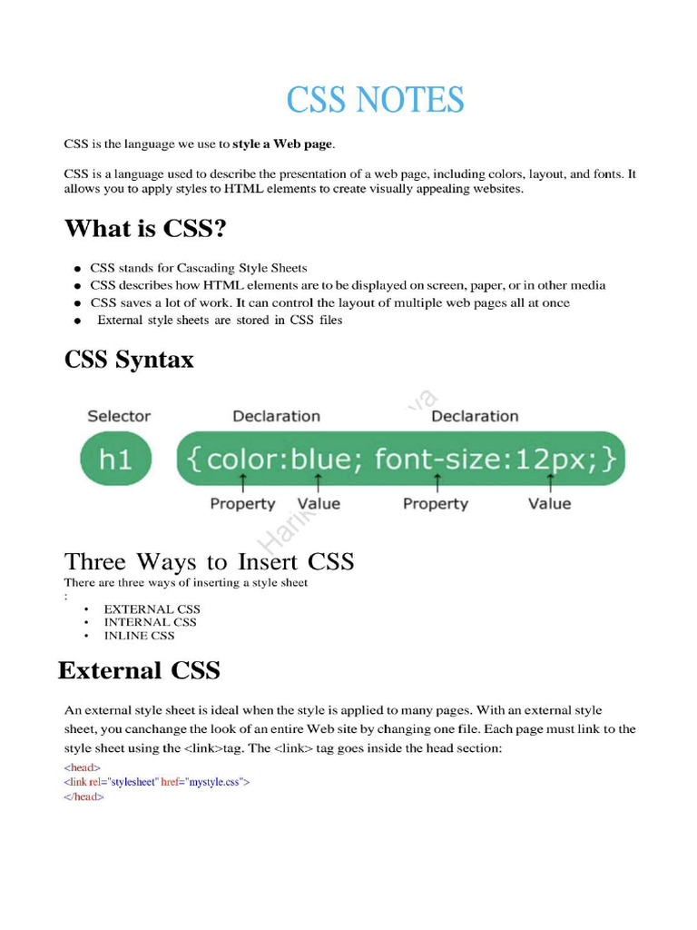 Css | PDF