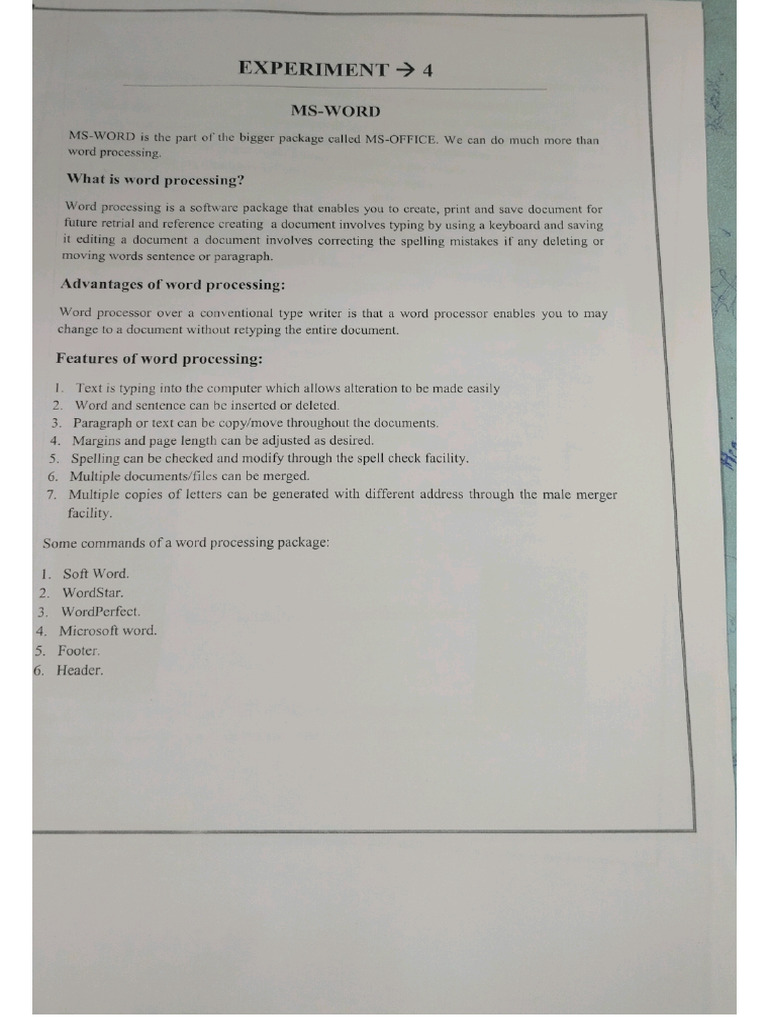 Computer Fundamental Practical 4 | PDF