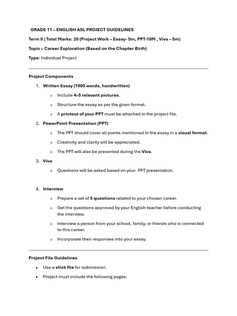 Grade 11 Project 2025-26 | PDF | Microsoft Power Point | Essays