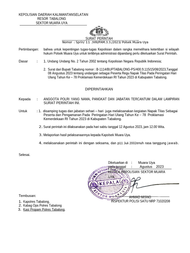 Sprin Napak Tilas | PDF