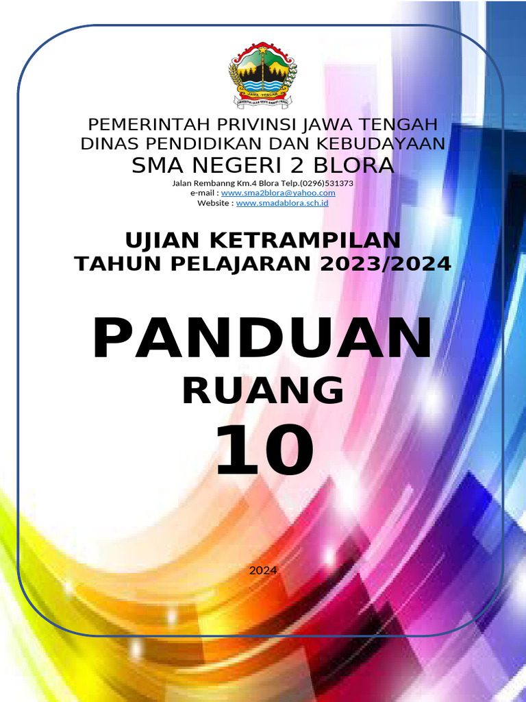 Cover Pan Ruang Uprak 2024 | PDF