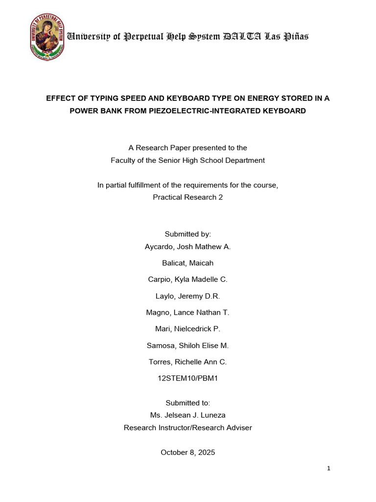 (DRAFT) Proposal Defense Manuscript - KOQUETTE | PDF