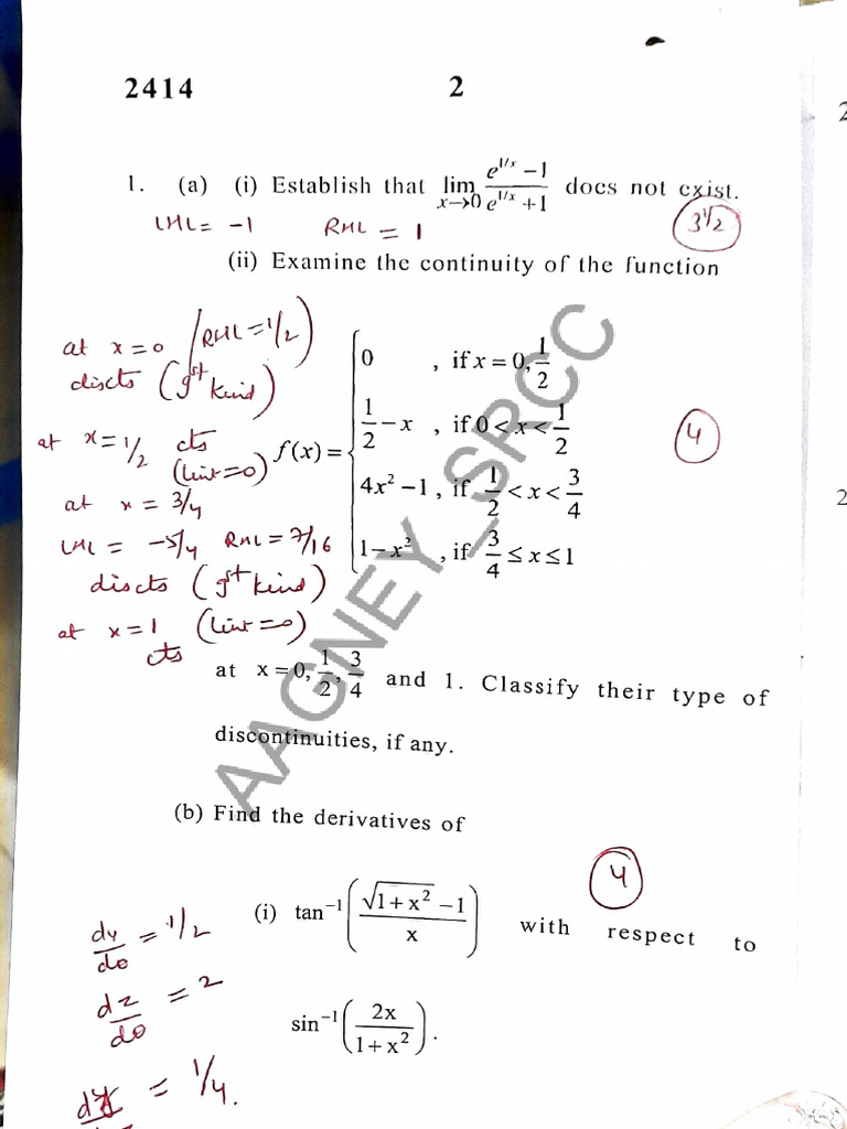 Fundamentals of Calculus (1) - Pages-4 | PDF | Mathematical Concepts ...