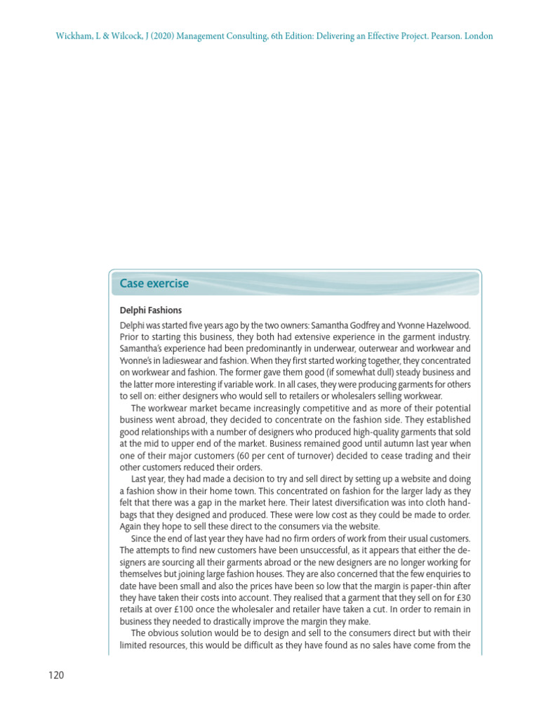 Week 5 - Case Study | PDF | Retail | Clothing