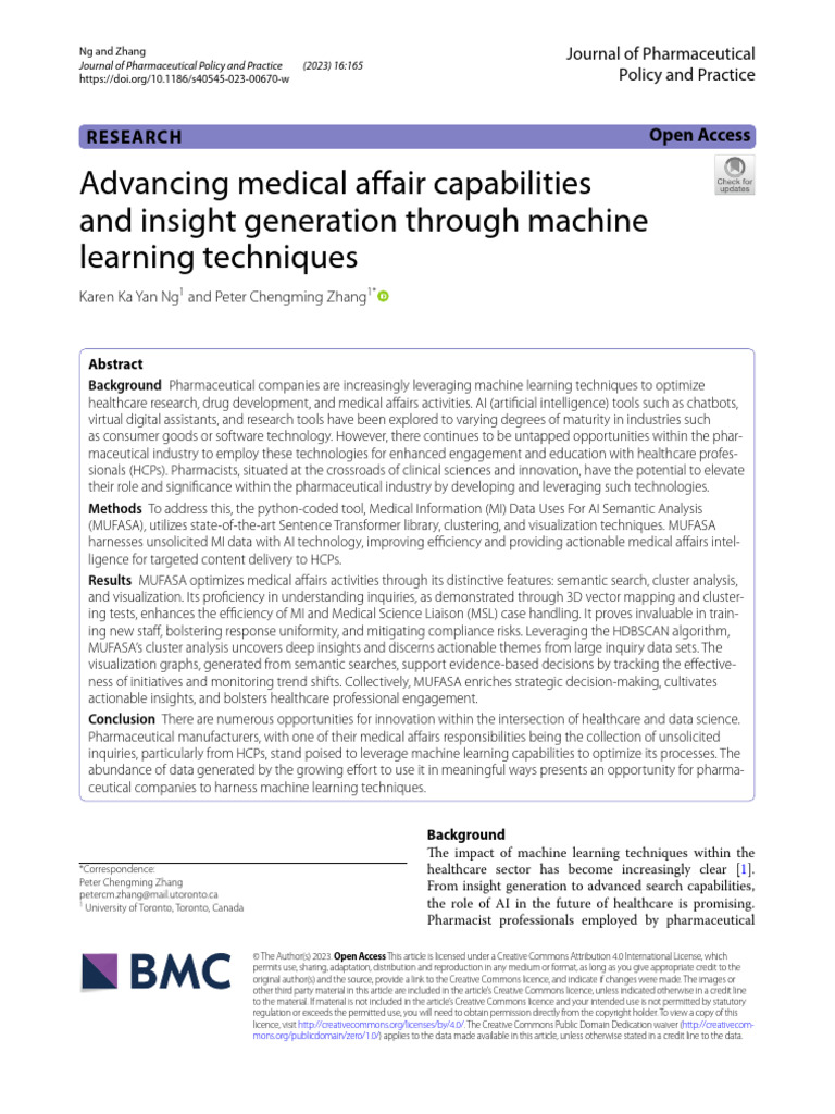 JoPPP - 2023-16 - Advancing medical affair capabilities and insight ...