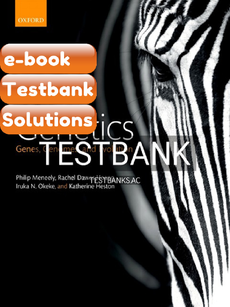 Genetics Genes Genomes and Evolution 1st US Edition by Meneely Ebook ...