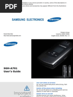 Download Samsung SGHA701 Manual by damion7257 SN99487847 doc pdf
