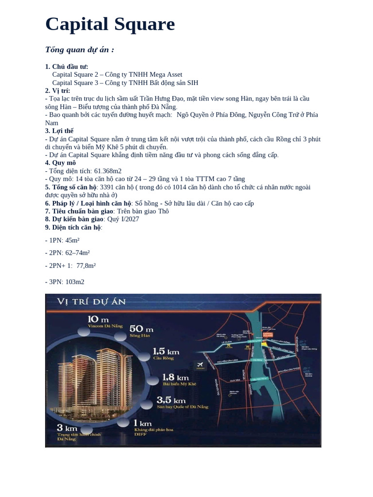 Capital Square ĐN | PDF