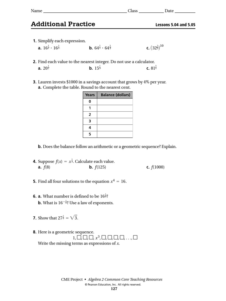 5.04-5.05_AP_wkst | PDF | Algebra | Discrete Mathematics
