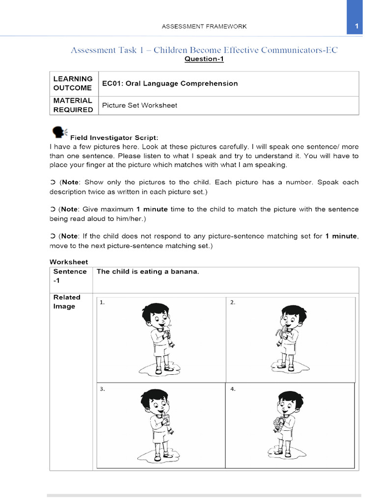 FLS-NCERT Sample Question Paper-3rd Class | PDF