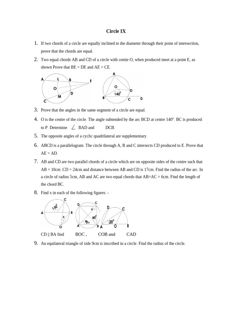 Circle .1. | PDF