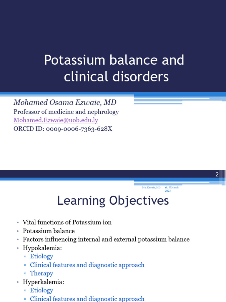 19 - Kalemia ER Medicine 2025 | PDF | Physiology | Medical Specialties