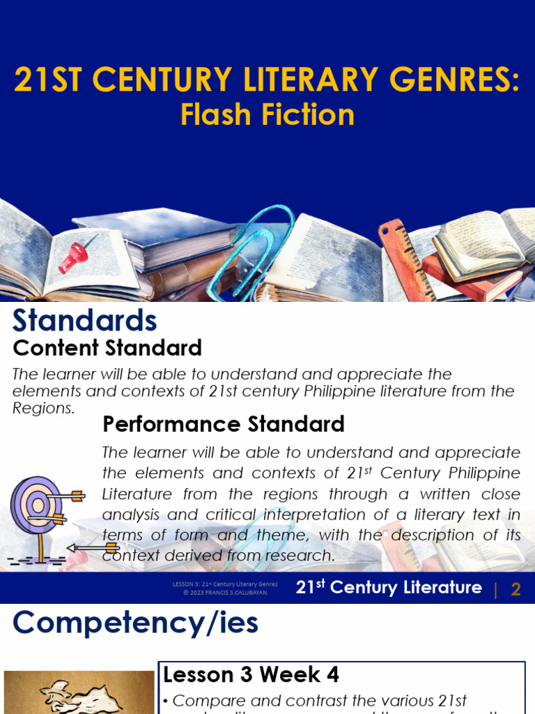 Q1 - 4.2 - 21st CENTURY LITERARY GENRES PART 2 | PDF | Genre | Literary ...