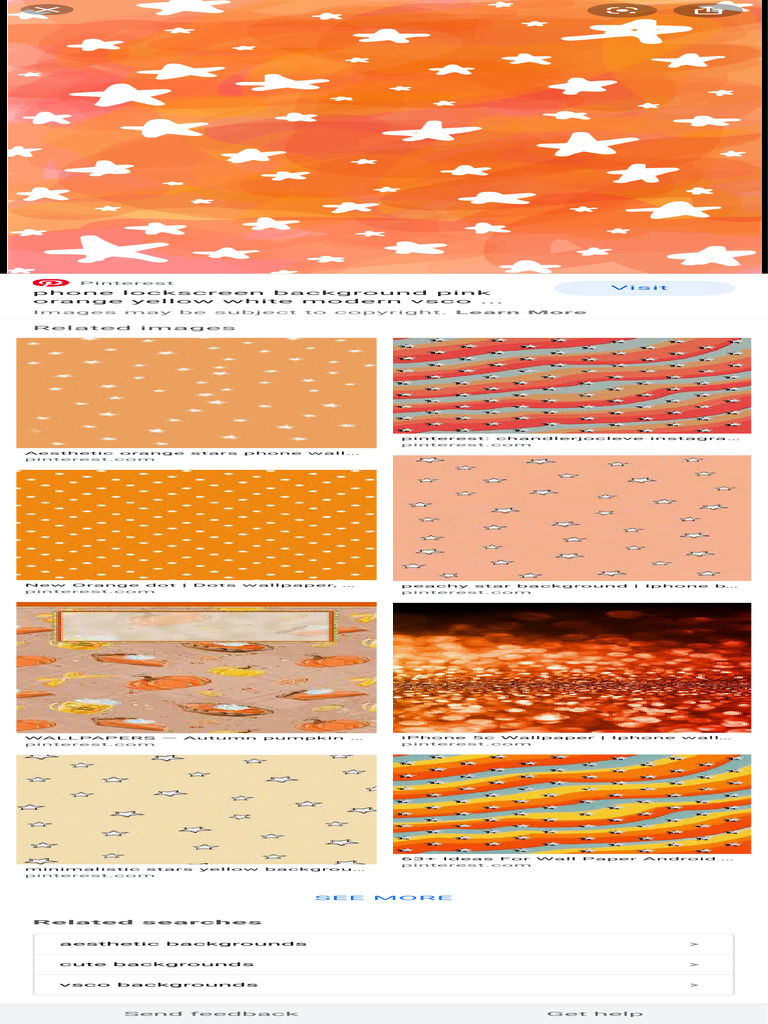 Aesthetic Orange Lockscreen - Google Search | PDF
