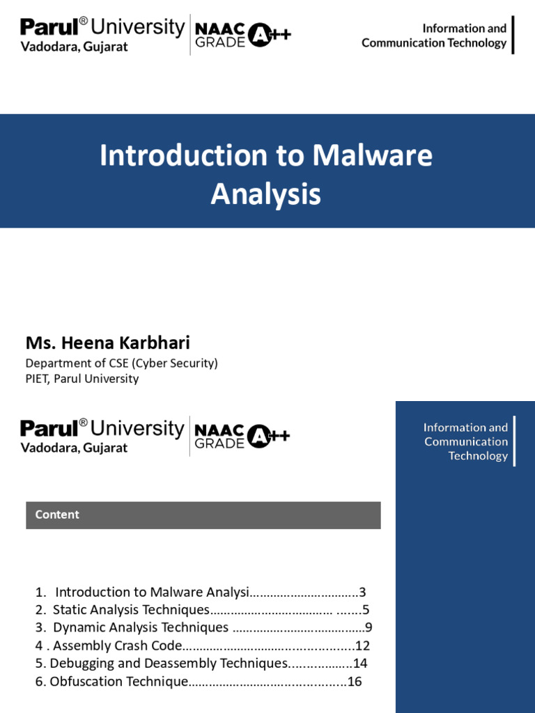 Unit 1 | PDF | Malware | Computer Programming