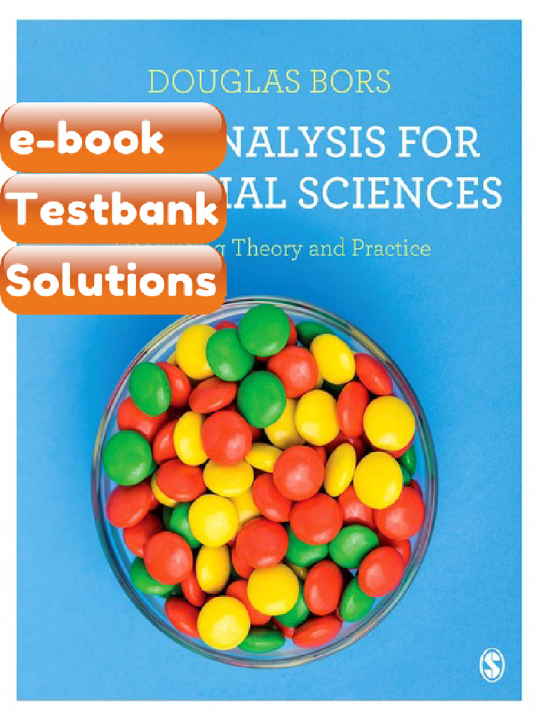 eBook & Testbank Data Analysis for the Social Sciences Integrating ...