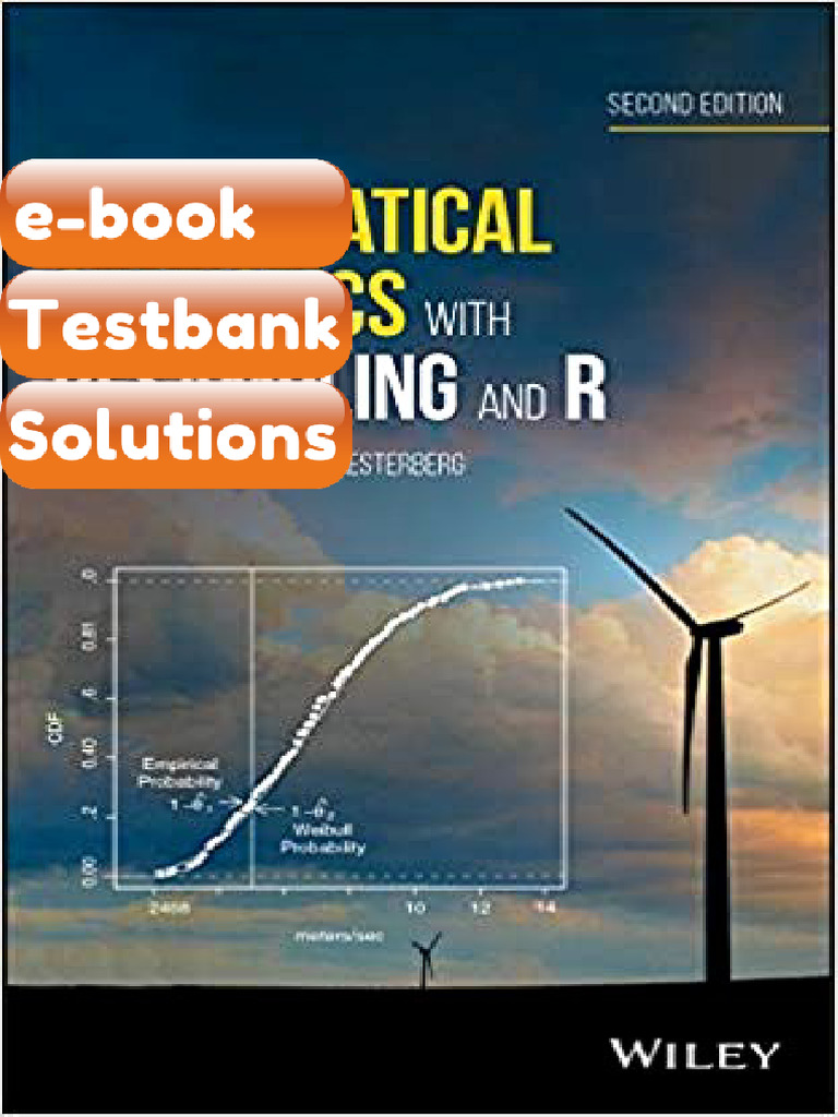 eBook & Testbank Mathematical Statistics With Resampling and R 2nd ...