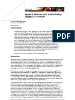 Proceedings Ascilite Melbourne 2008: Concise Paper: Burden & Atkinson121 Evaluating Pedagogical Affordances of Media Sharingweb 2.0 Technologies: A Case Study