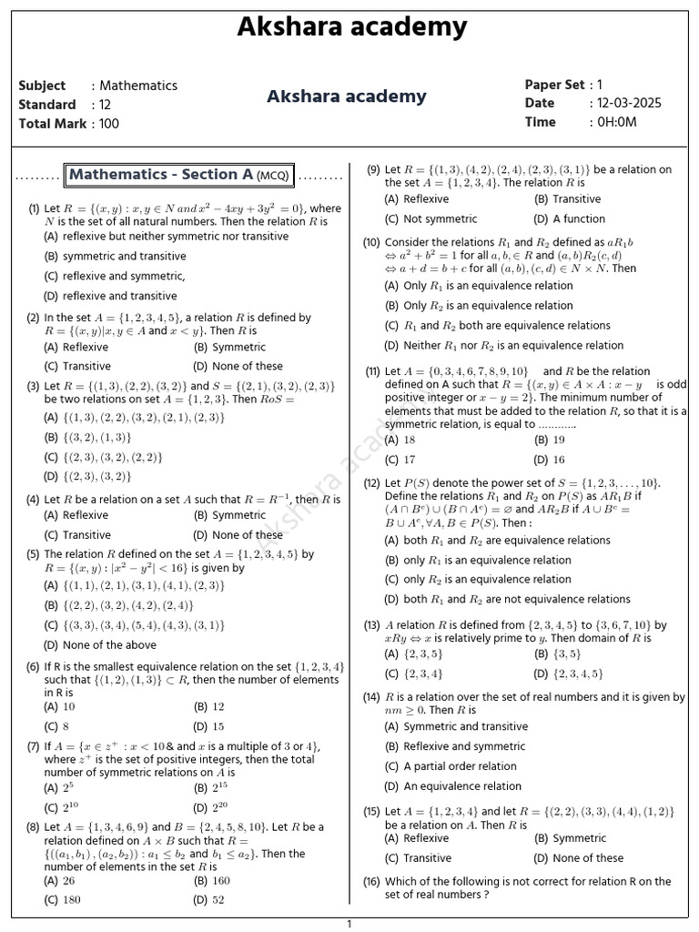 Akshara Academy 1741773496 | PDF | Geometry | Mathematical Relations
