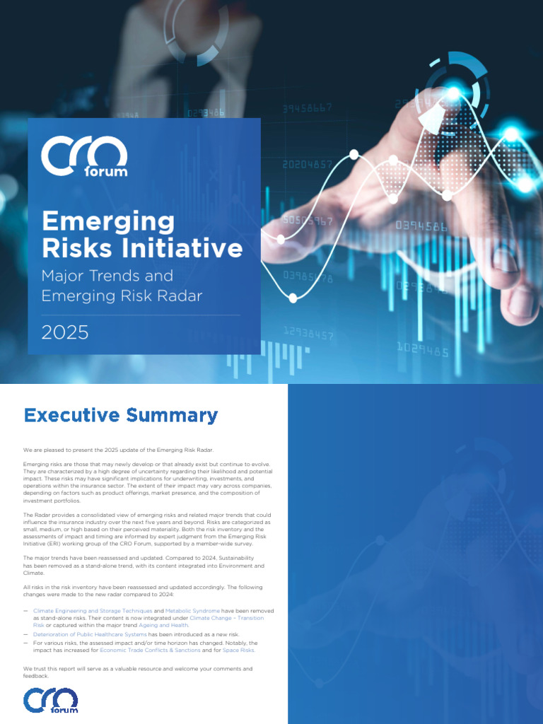 Emerging Risk Initiatives (2025 Update) | PDF | Antimicrobial ...