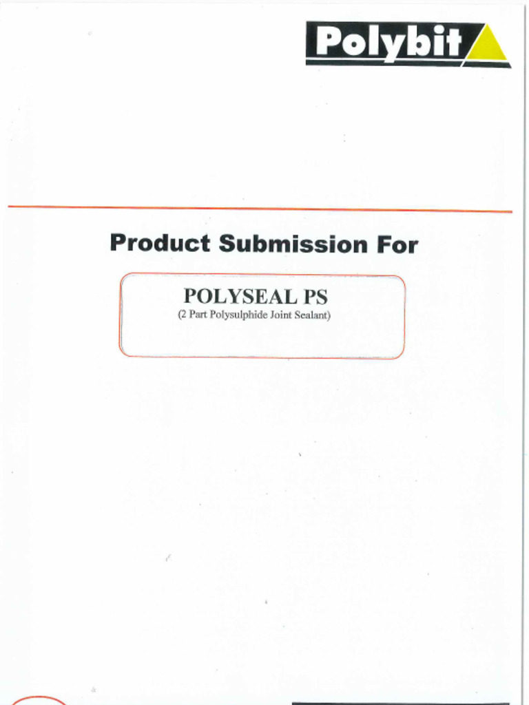 Polyseal Ps PG | PDF