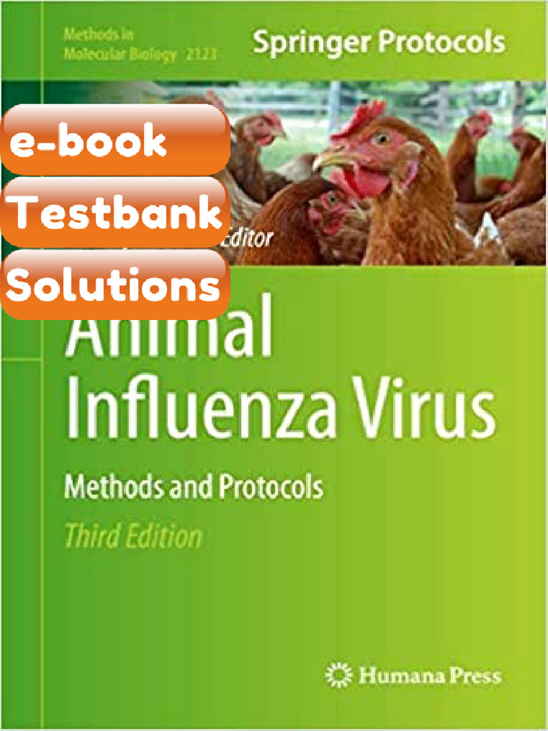 eBook & Testbank Animal Influenza Virus Methods and Protocols 3rd ...
