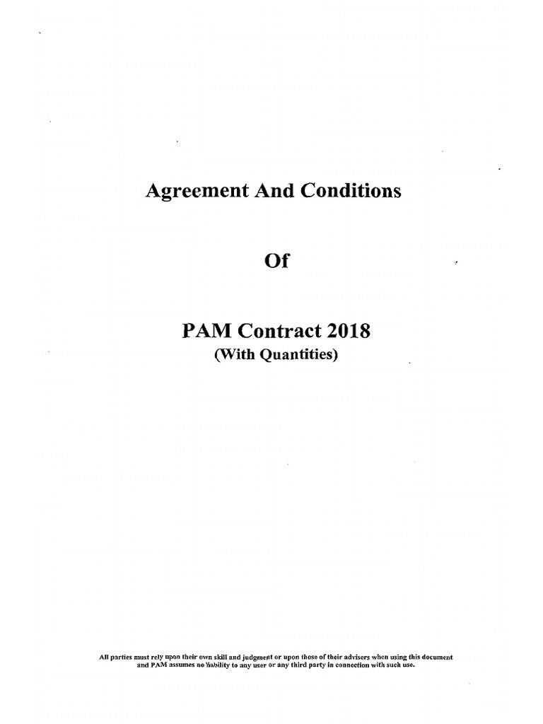 TNC Pam Contracts 2018with Quantities | PDF