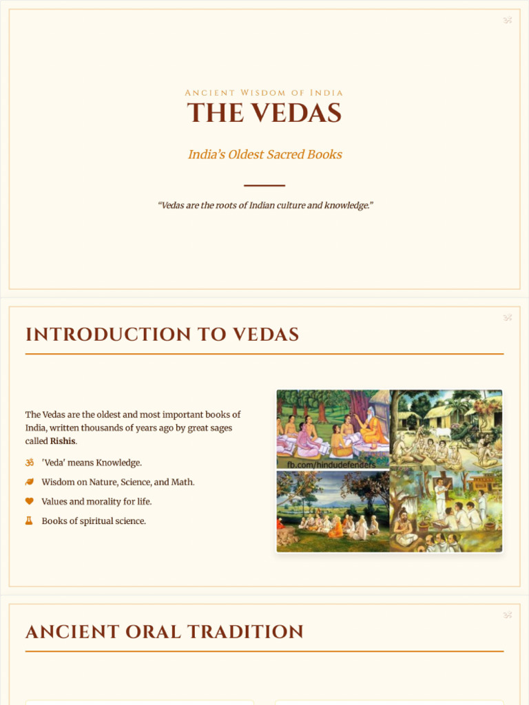 The Vedas - Ancient Wisdom of India | PDF
