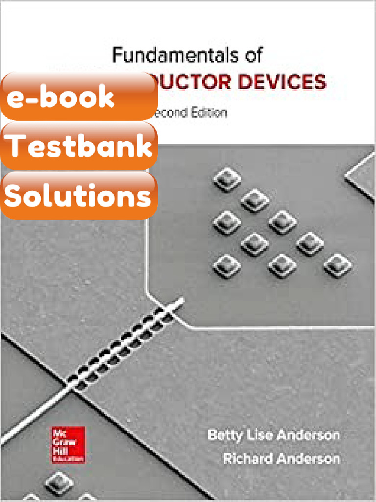 eBook & Testbank Fundamentals of Semiconductor Devices by Betty ...