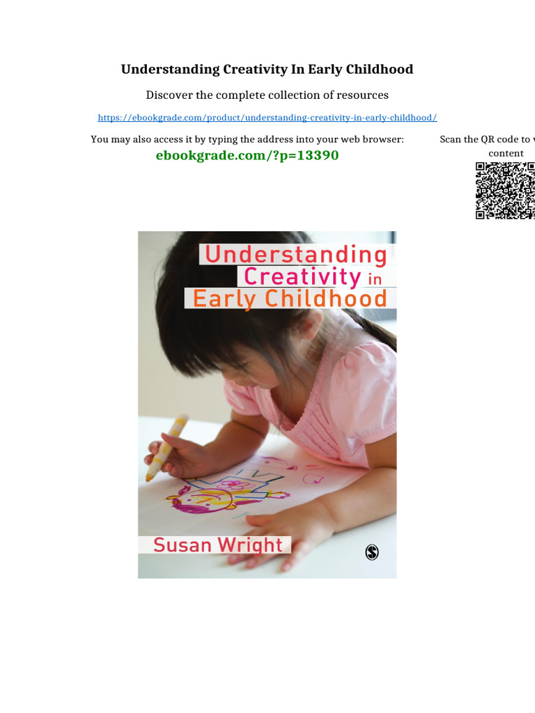 Understanding Creativity in Early Childhood No Waiting Time | PDF ...