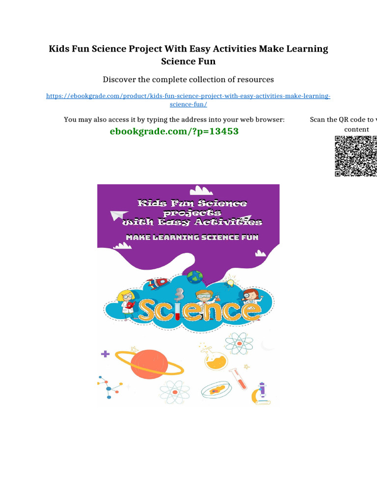 Kids Fun Science Project With Easy Activities Make Learning Science Fun ...
